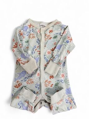 Nautical Kids Ocean Print Pajamas - Light blue & Multicolor